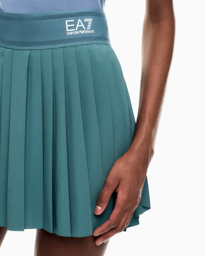 EA7 Tennis Pro mini skirt in VENTUS7 technical fabric