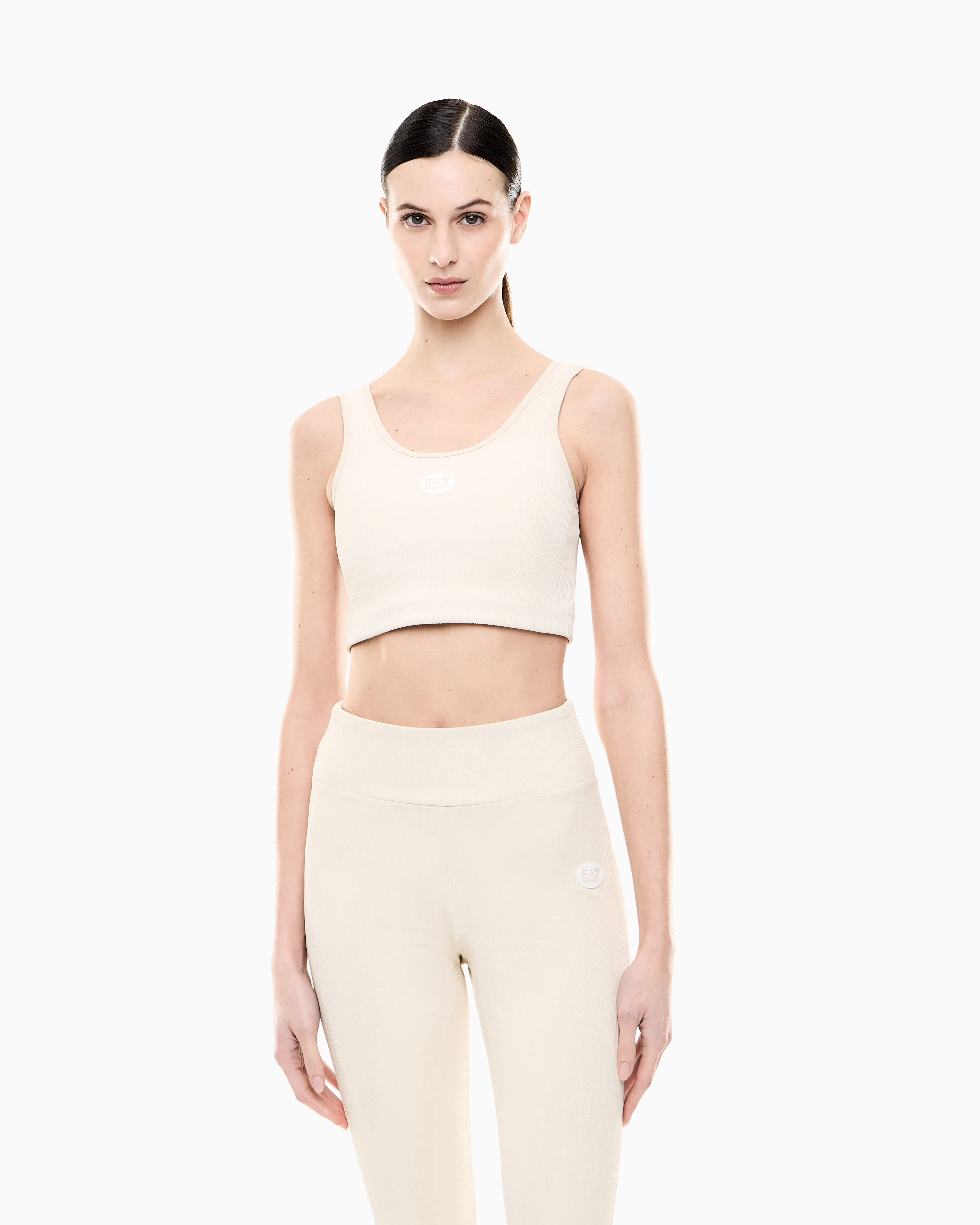 EA7 Medium-support sports bra Dynamic Athlete in VIGOR7 technical fabric