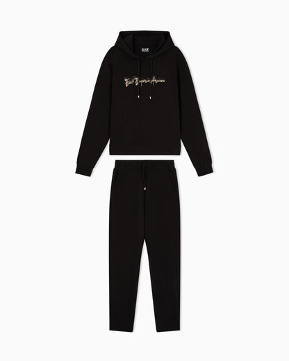 EA7 ASV stretch cotton-blend tracksuit