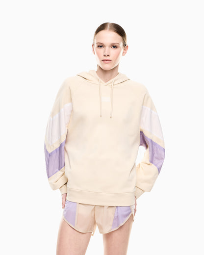 EA7 Cotton-blend hooded sweatshirt