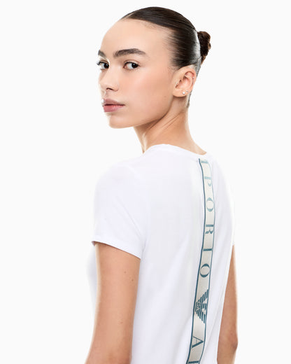 EA7 ASV Natural Ventus7 technical fabric T-shirt