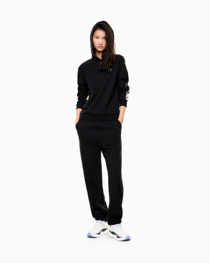 EA7 Dynamic Athlete hooded sweatshirt in Natural VENTUS7 technical fabric