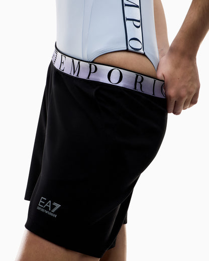 EA7 ASV Dynamic Athlete shorts in natural VENTUS7 technical fabric
