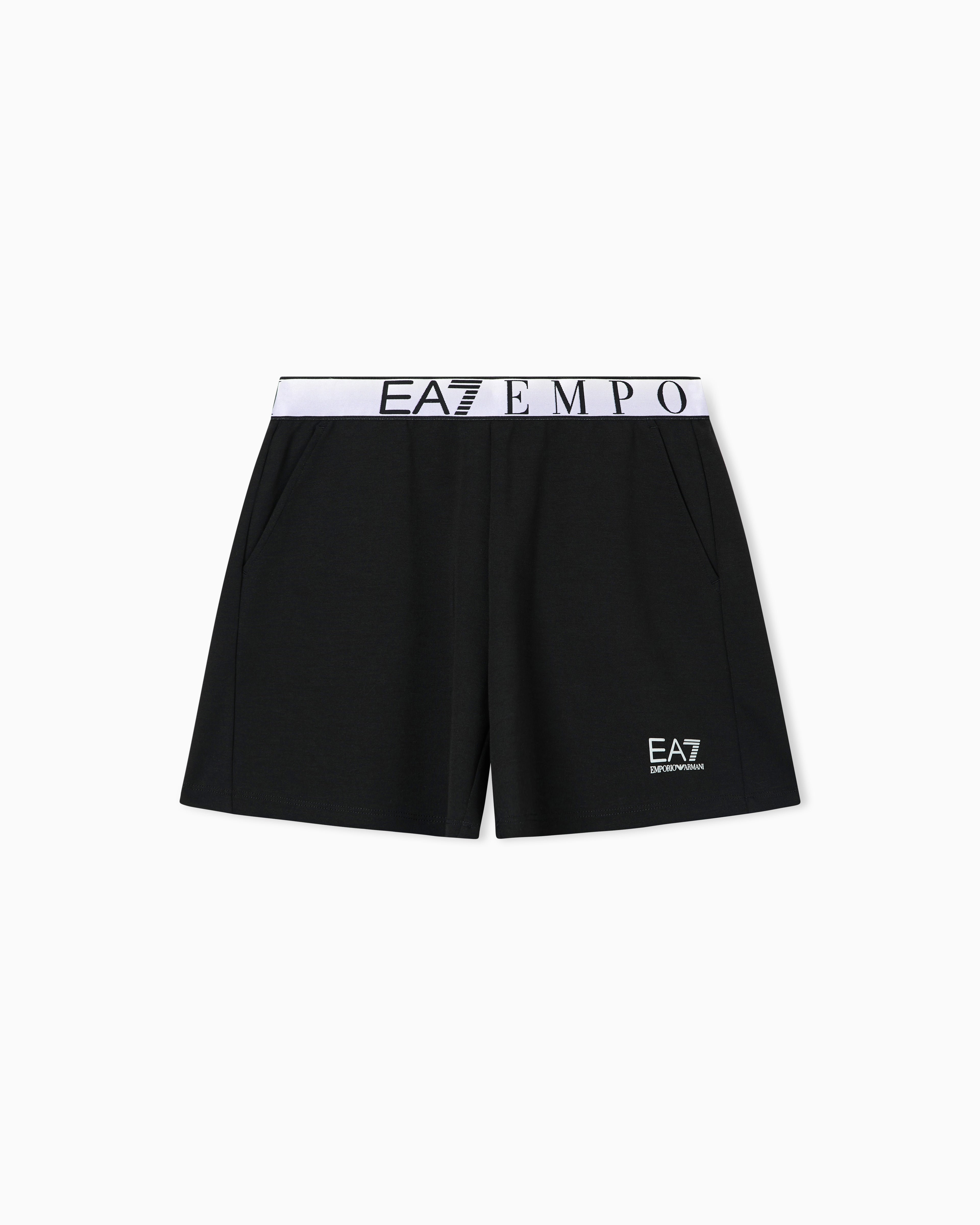 EA7  Dynamic Athlete shorts in natural VENTUS7 technical fabric