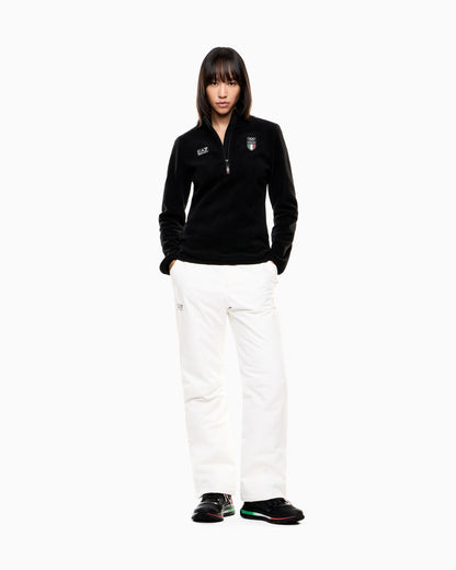 EA7 technical-fleece ski jacket in polar fleece