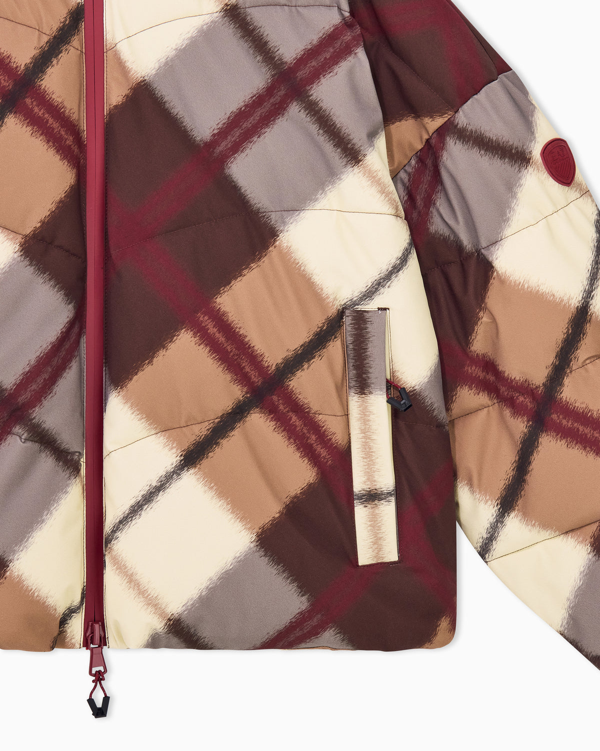 EA7 Ski jacket in PROTECTUM7 with ARDOR7 padding and all-over print