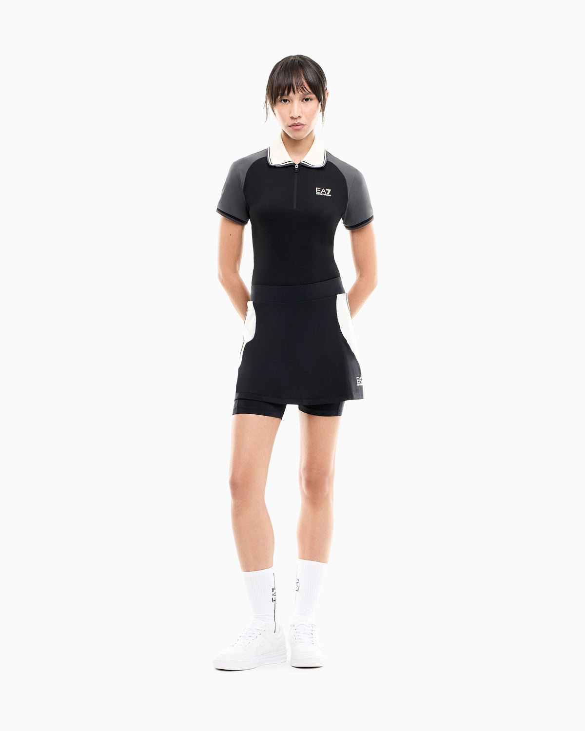 EA7 Skirt Tennis Pro slim fit technical jersey Ventus7