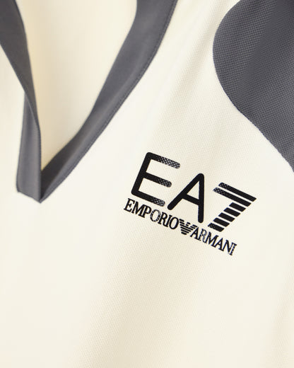 EA7 Polo pique dress Tennis Pro slim fit stretch jersey