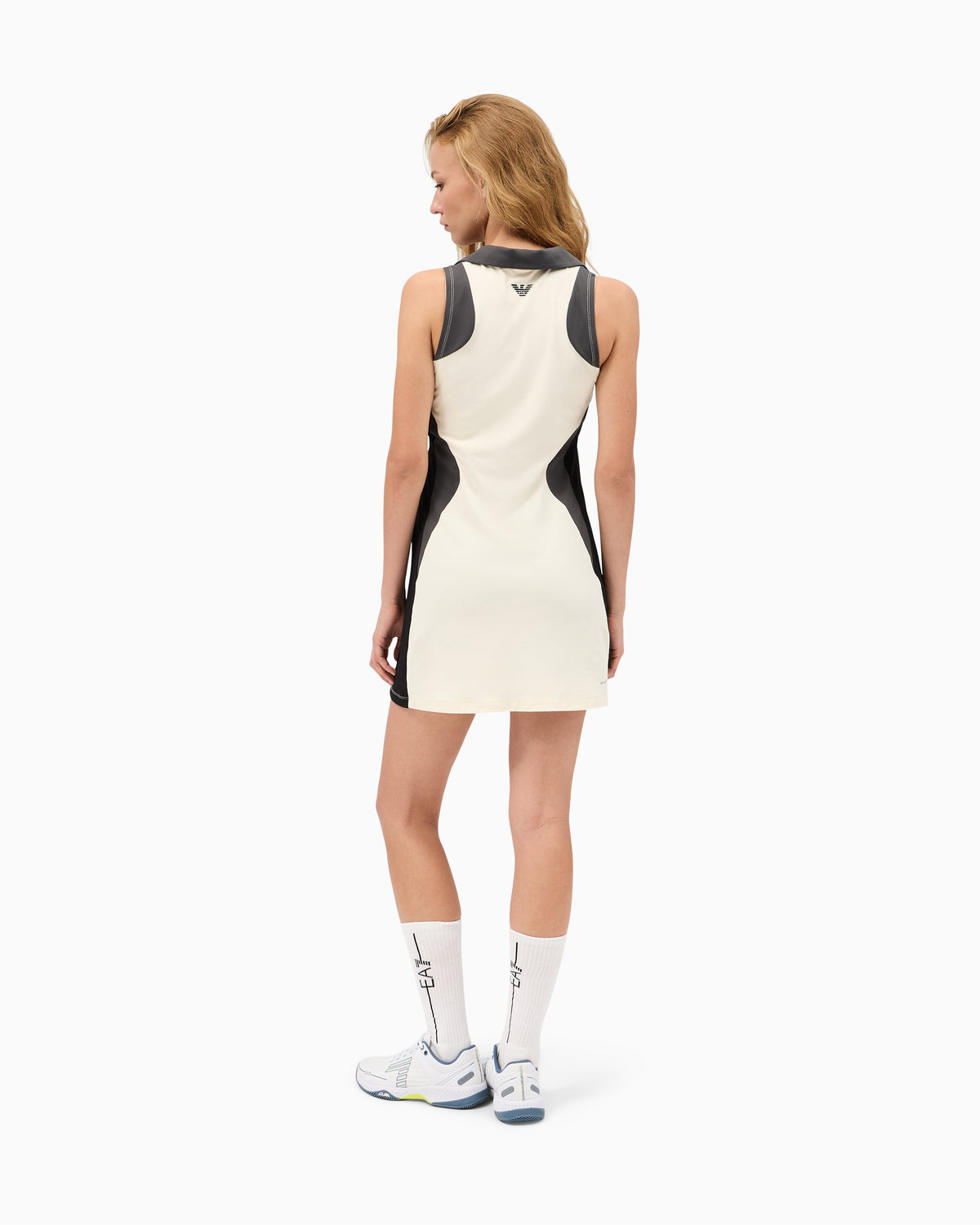 EA7 Polo pique dress Tennis Pro slim fit stretch jersey