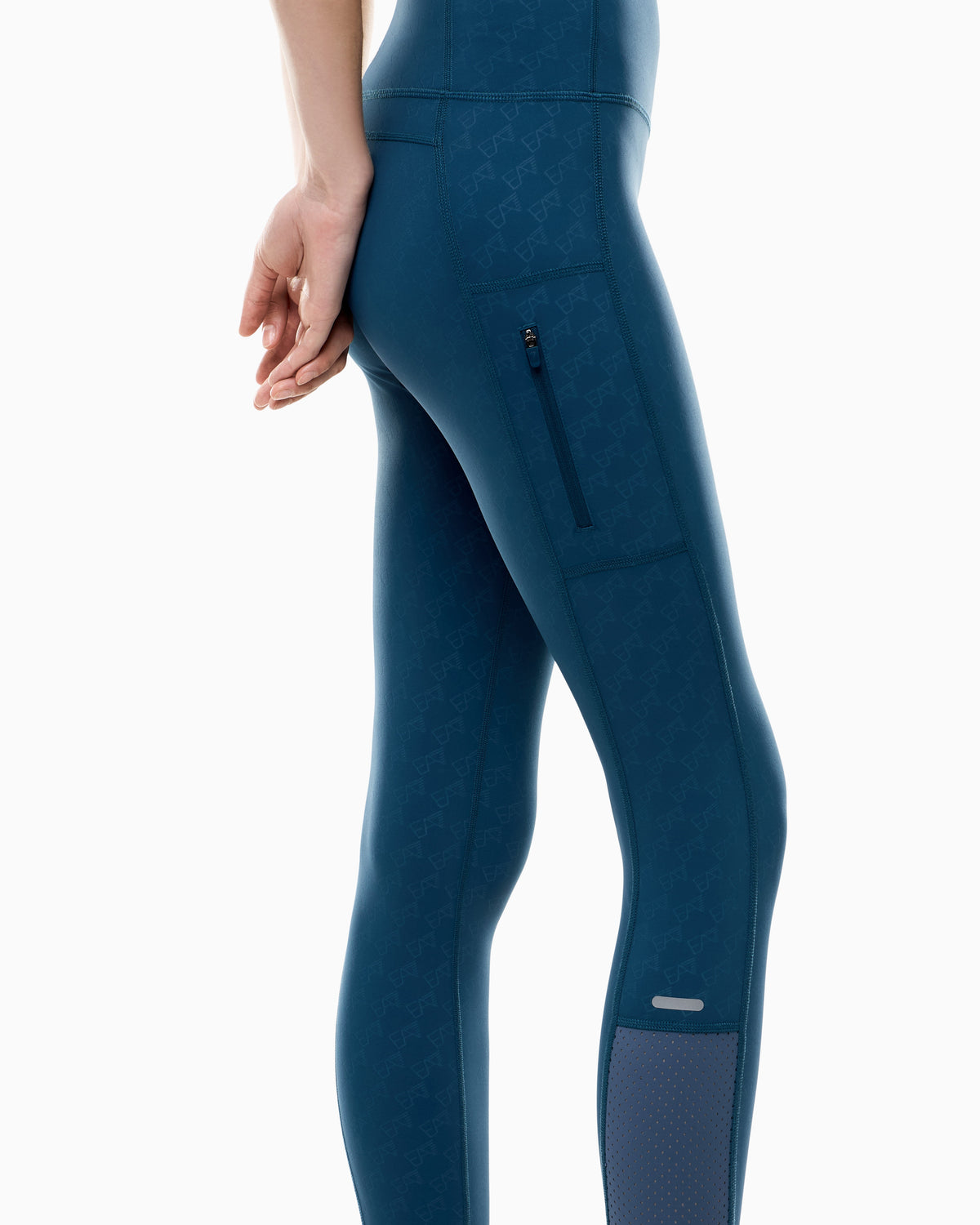 EA7 Leggings Ventus 7 slim fit in breathable technical fabric
