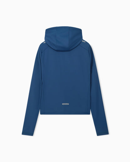 EA7 Slim-fit full-zip hoodie Ventus7 in technical fabric