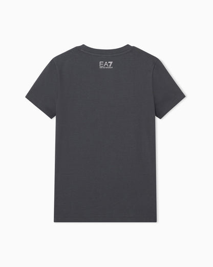 EA7 Slim-fit t-shirt Logo Series in cotton jersey with studs