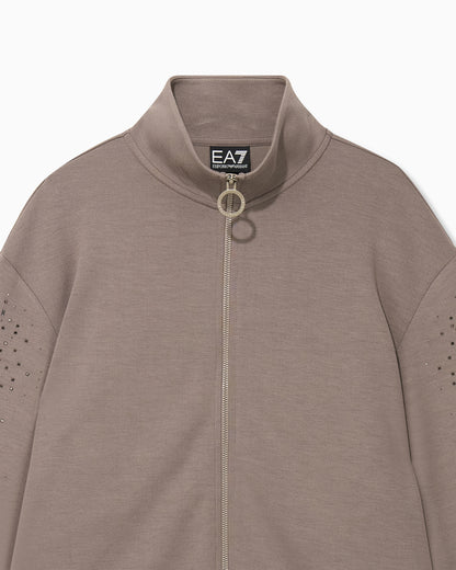 EA7 Sweatshirt Precious regular fit in soft modal blend