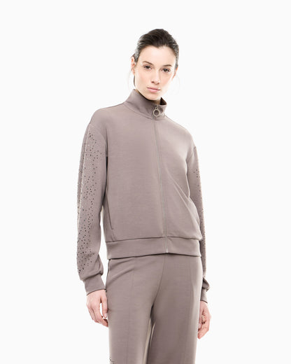 EA7 Sweatshirt Precious regular fit in soft modal blend
