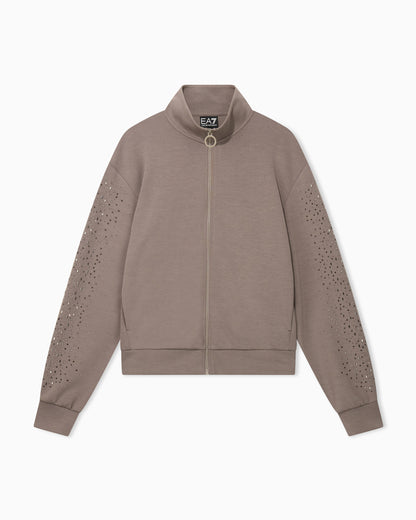 EA7 Sweatshirt Precious regular fit in soft modal blend