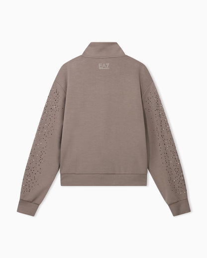 EA7 Sweatshirt Precious regular fit in soft modal blend