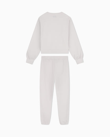 EA7 Tracksuit regular fit cotton jersey with studs
