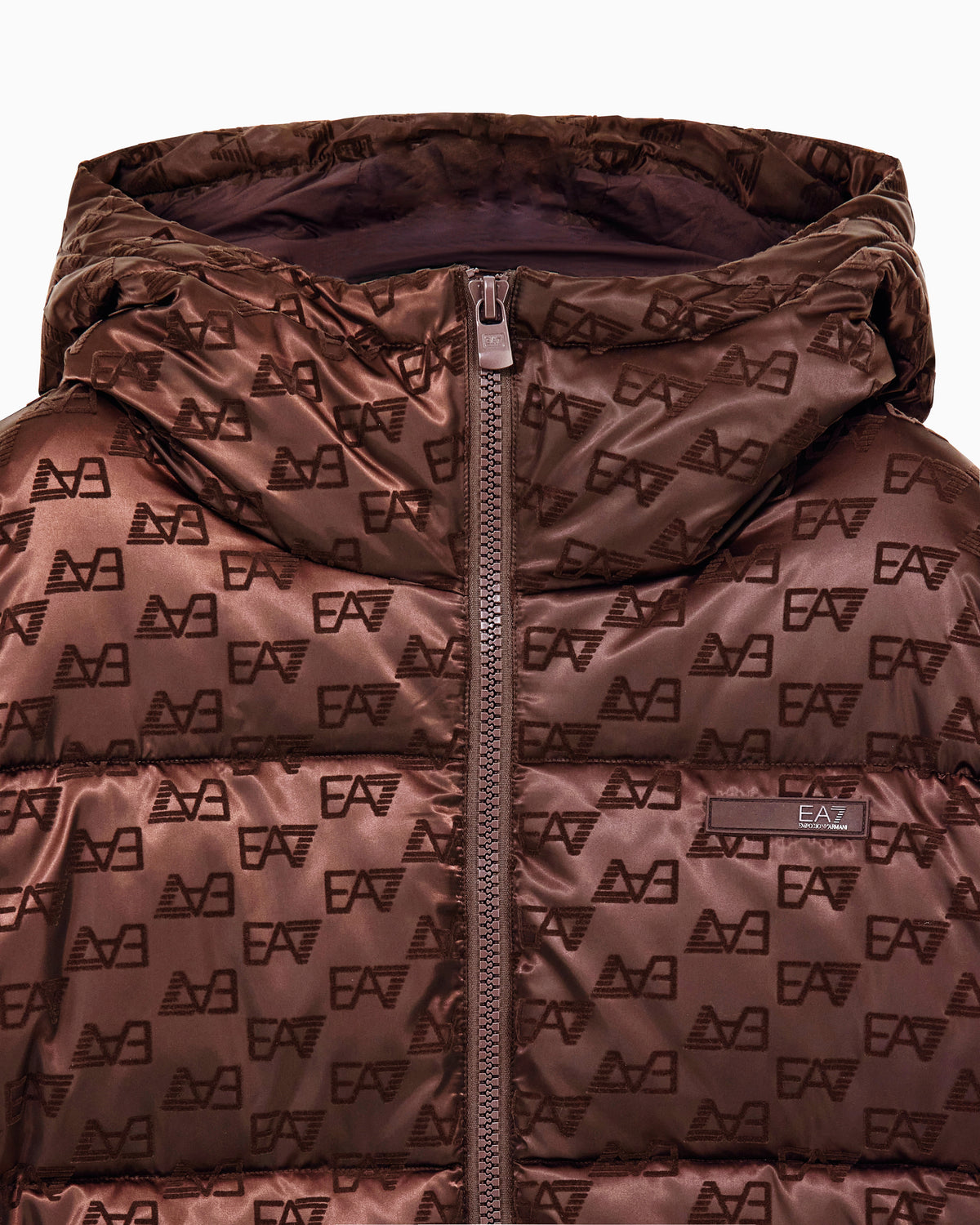 EA7 Bomber jacket oversized with extra padding and monogram