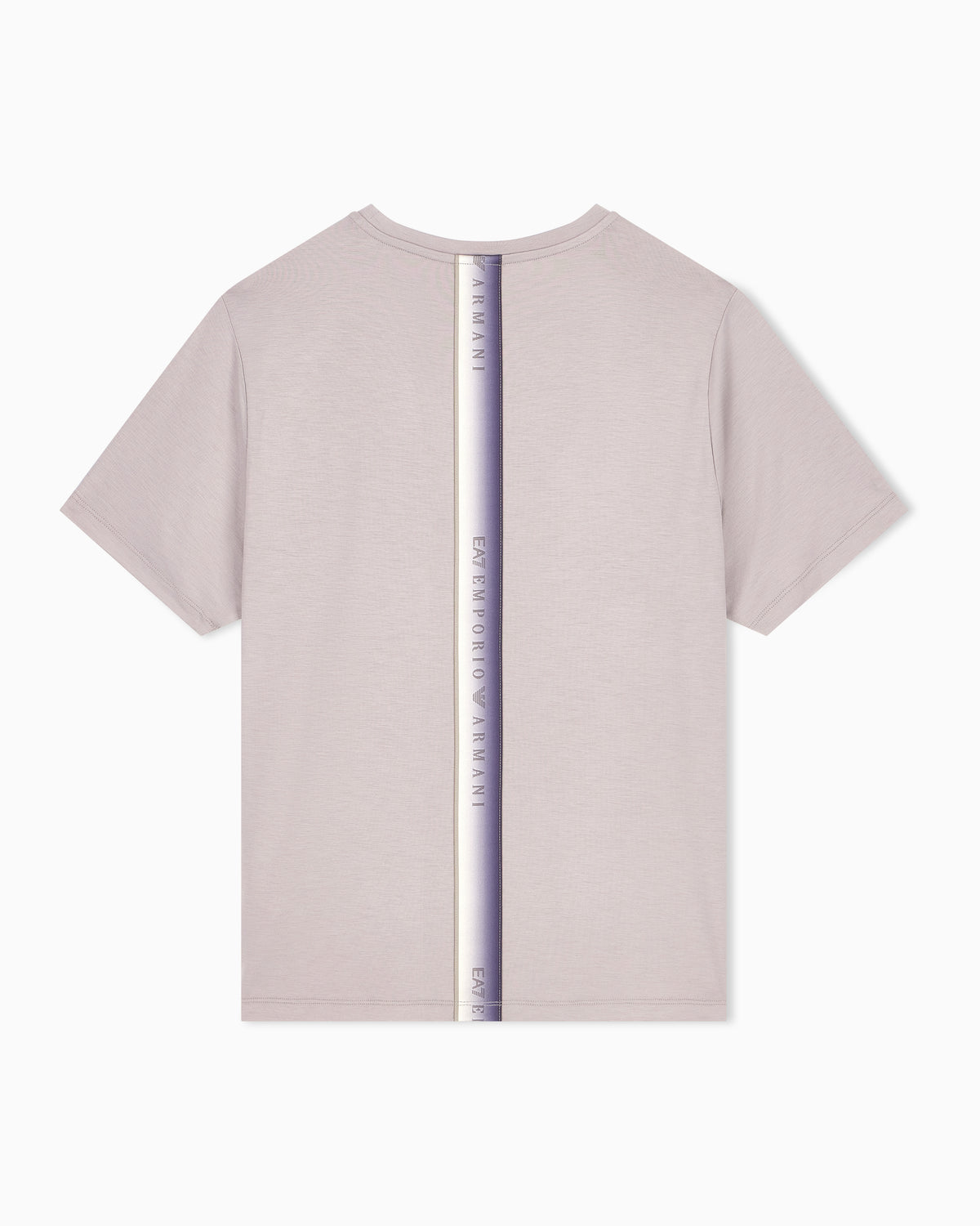 EA7 Regular fit T-shirt Natural Ventus 7 in viscose blend