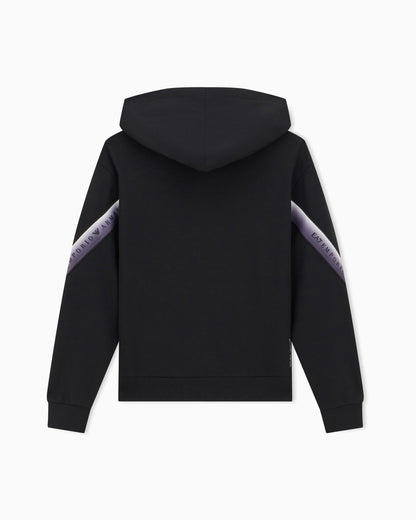 EA7 Hoodie Natural Ventus 7 regular fit in cotton and modal