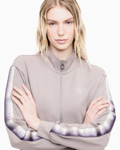 EA7 Tracksuit Natural Ventus 7 regular fit in cotton and modal