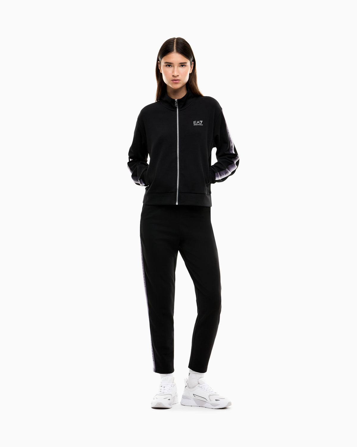 EA7 Tracksuit Natural Ventus 7 regular fit in cotton and modal
