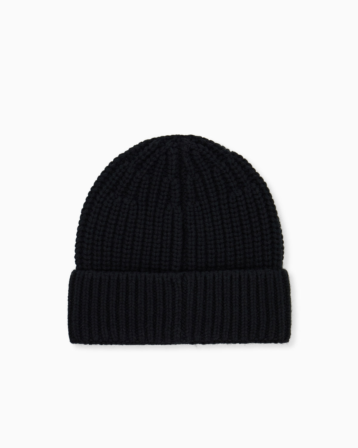 EA7 Beanie hat in virgin wool and acrylic blend