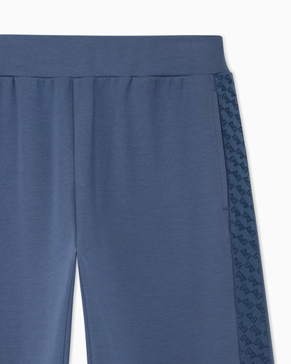 EA7 Oversized pants Logo Series in stretch cotton and modal