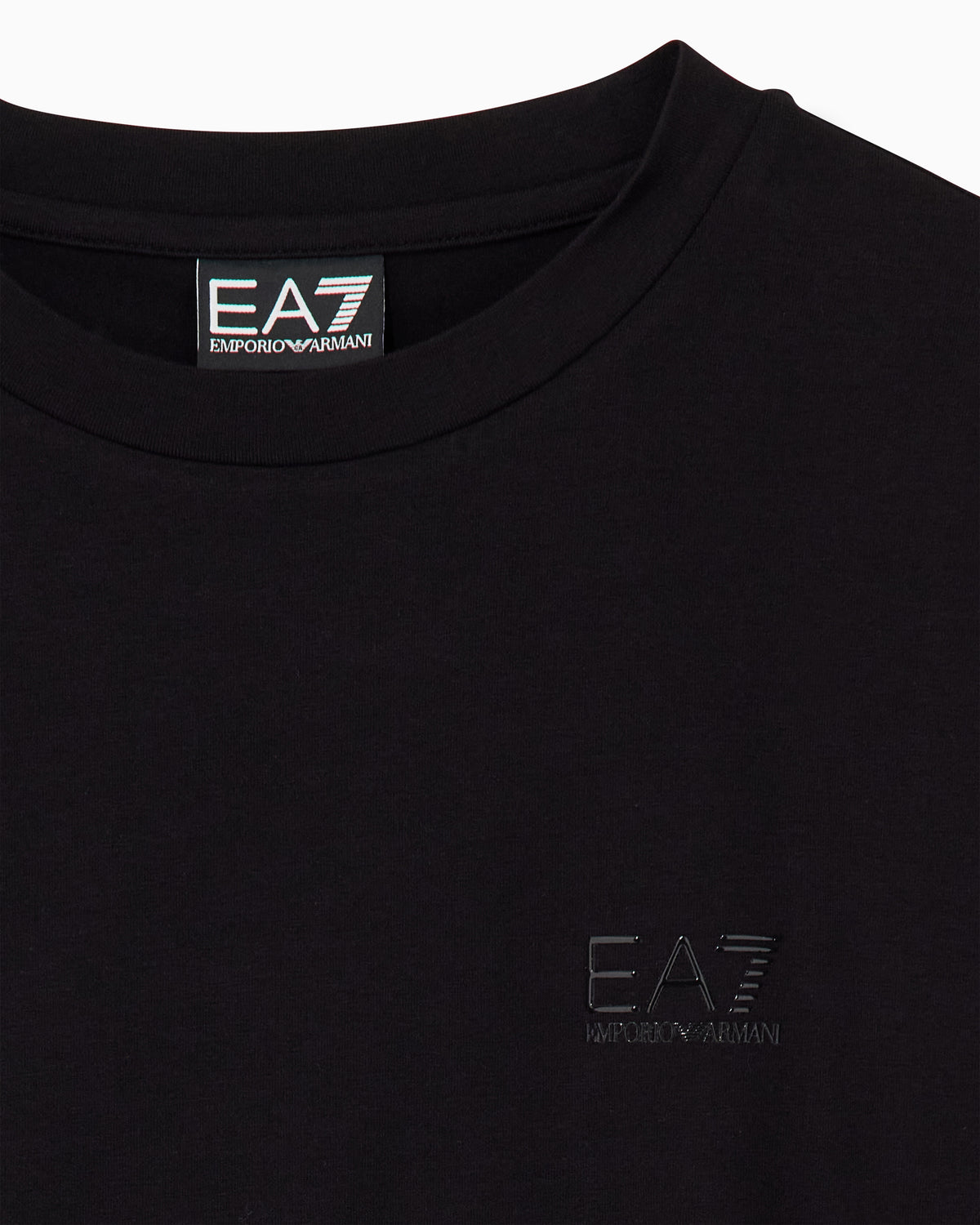 EA7 T-shirt short-sleeve oversized in cotton-blend jersey