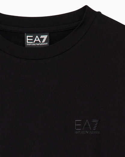 EA7 T-shirt short-sleeve oversized in cotton-blend jersey