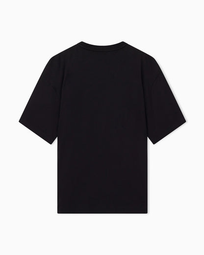 EA7 T-shirt short-sleeve oversized in cotton-blend jersey