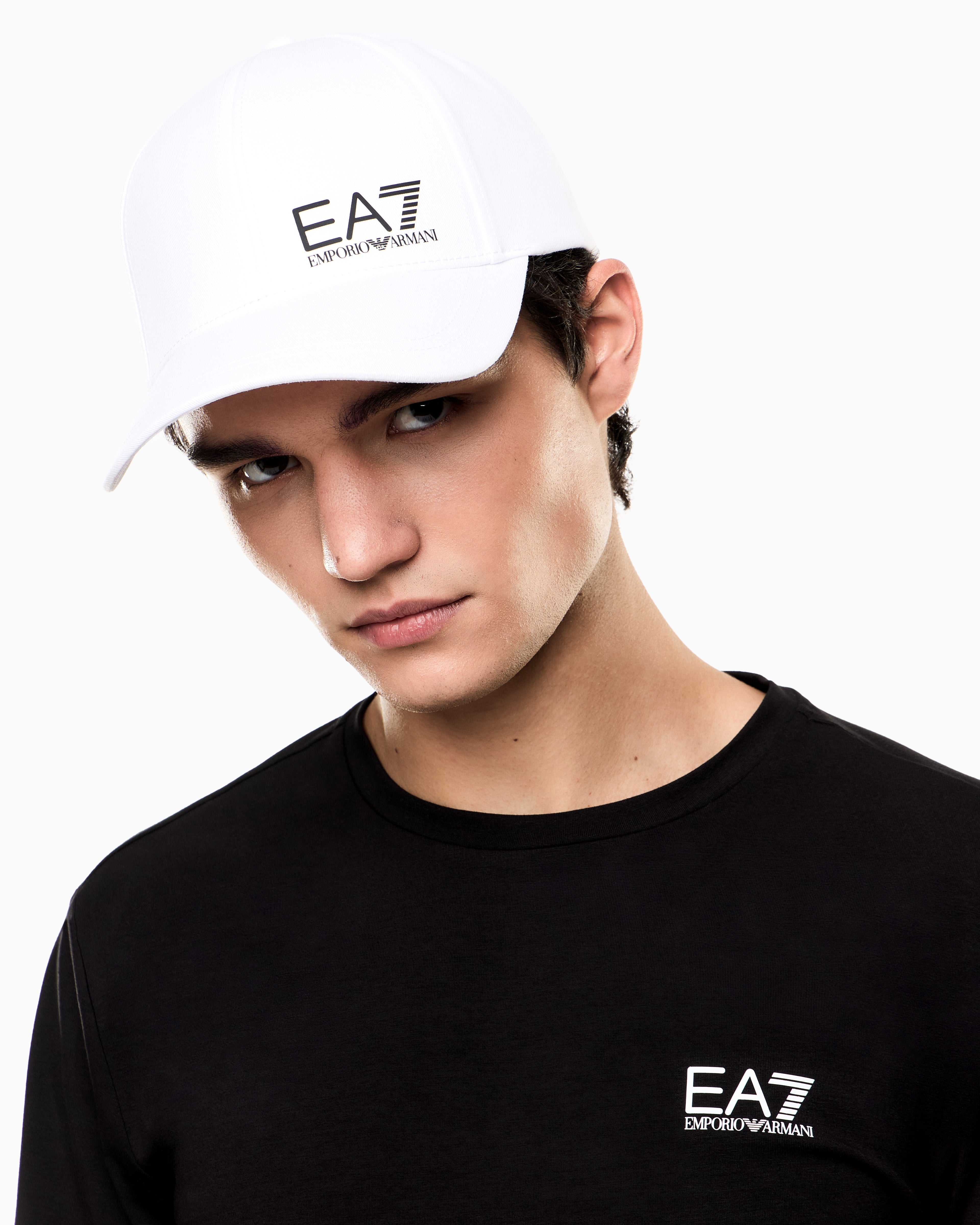 EA7 Train Core cotton baseball cap