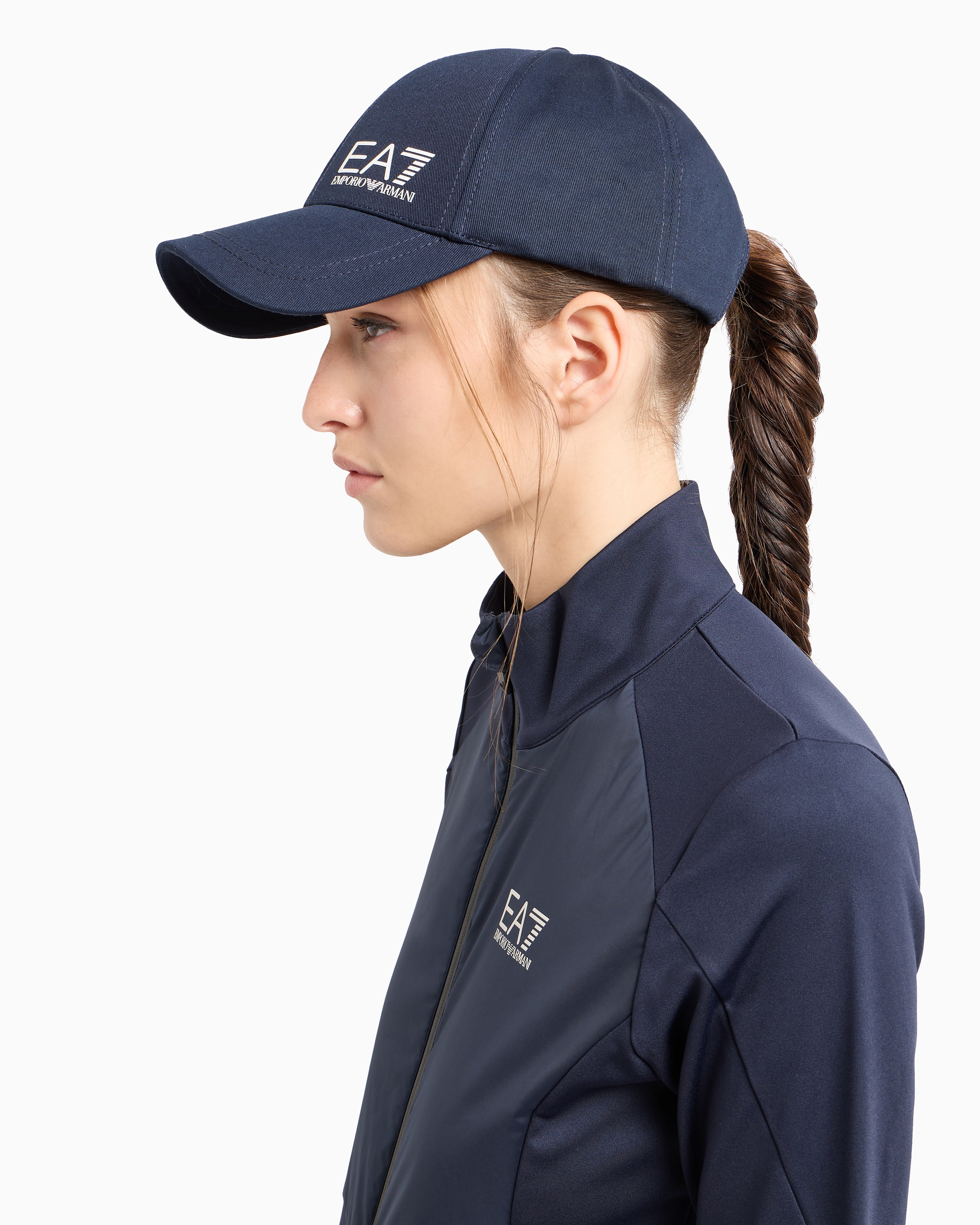 EA7 Train Core cotton baseball cap