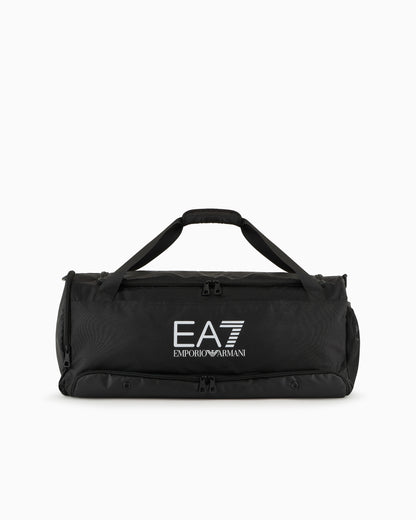 EA7 Duffel bag in technical fabric with a shoe pocket Ls