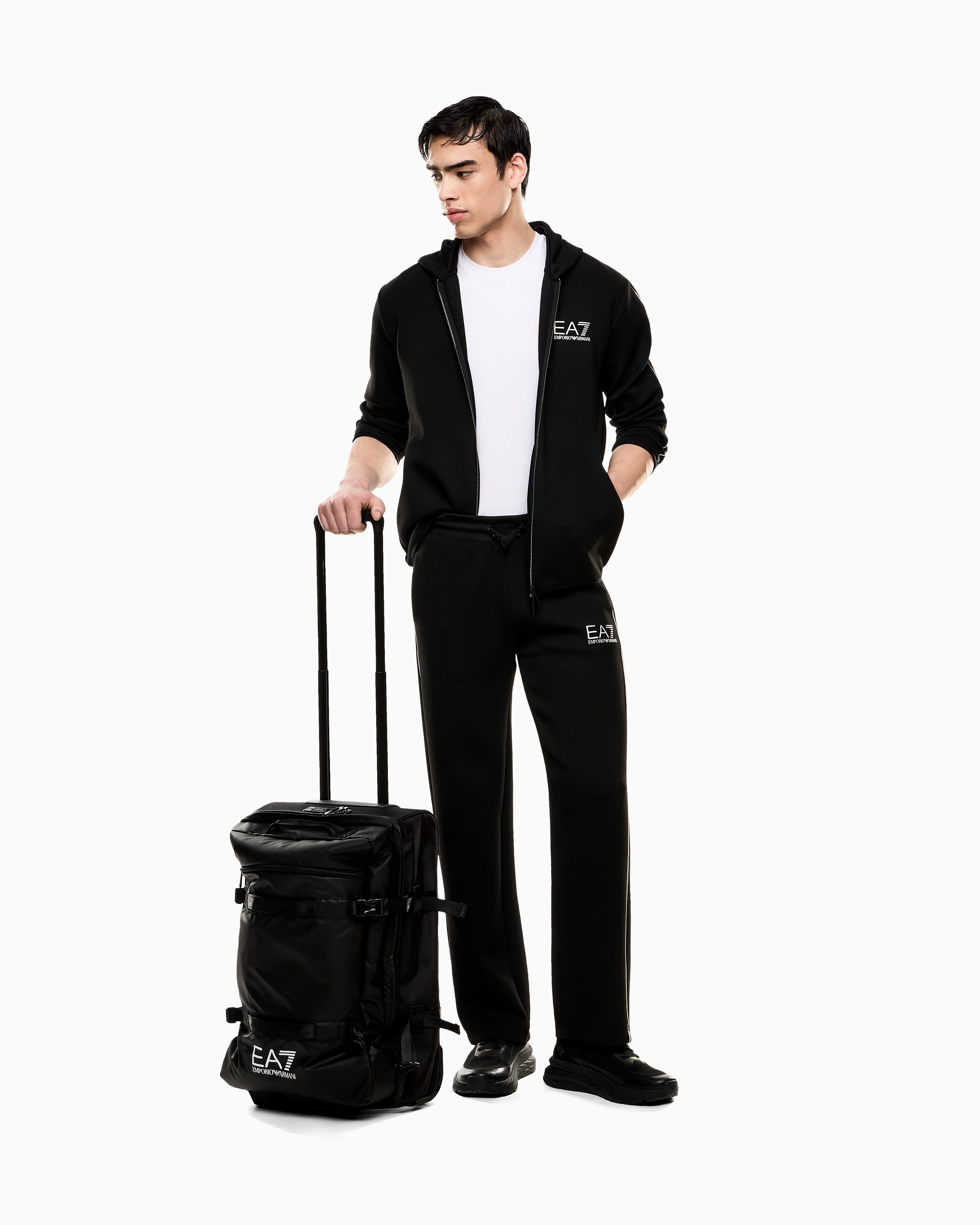 EA7 Technical fabric cabin trolley