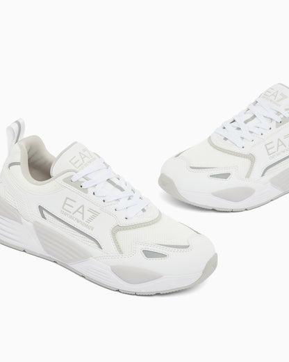 Ea7 Sneakers Ace Runner New With Rubber Soles White
