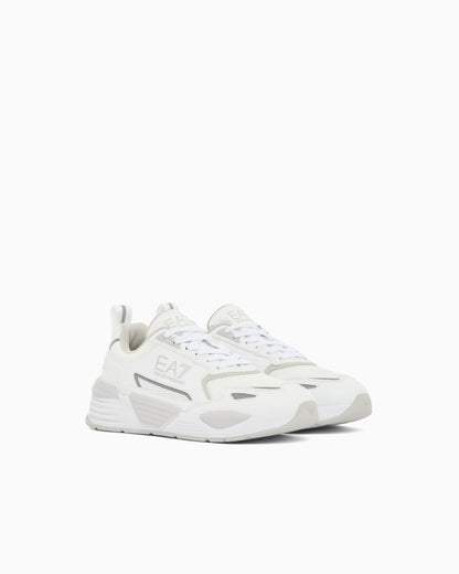 Ea7 Sneakers Ace Runner New With Rubber Soles White