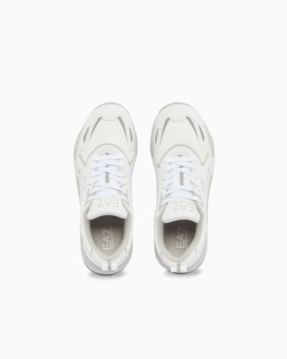 Ea7 Sneakers Ace Runner New With Rubber Soles White