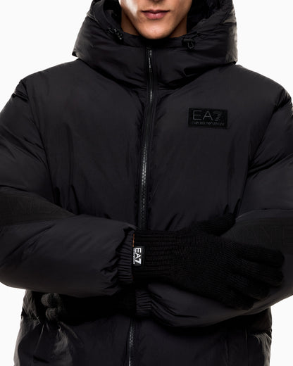 EA7 Wool-blend gloves