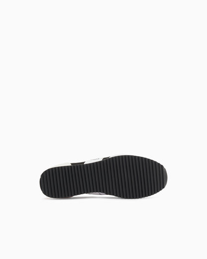 Ea7 Black And White Laces Sneakers Multicolored