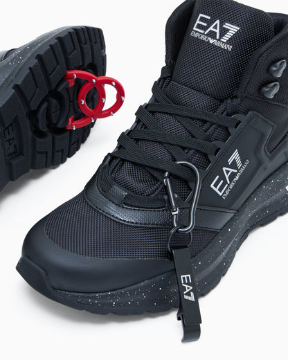 Ea7 Ice Altura Ankle Boots Black