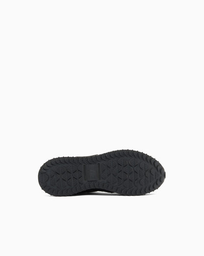 Ea7 Sneaker In Fabric And Leather Details Black