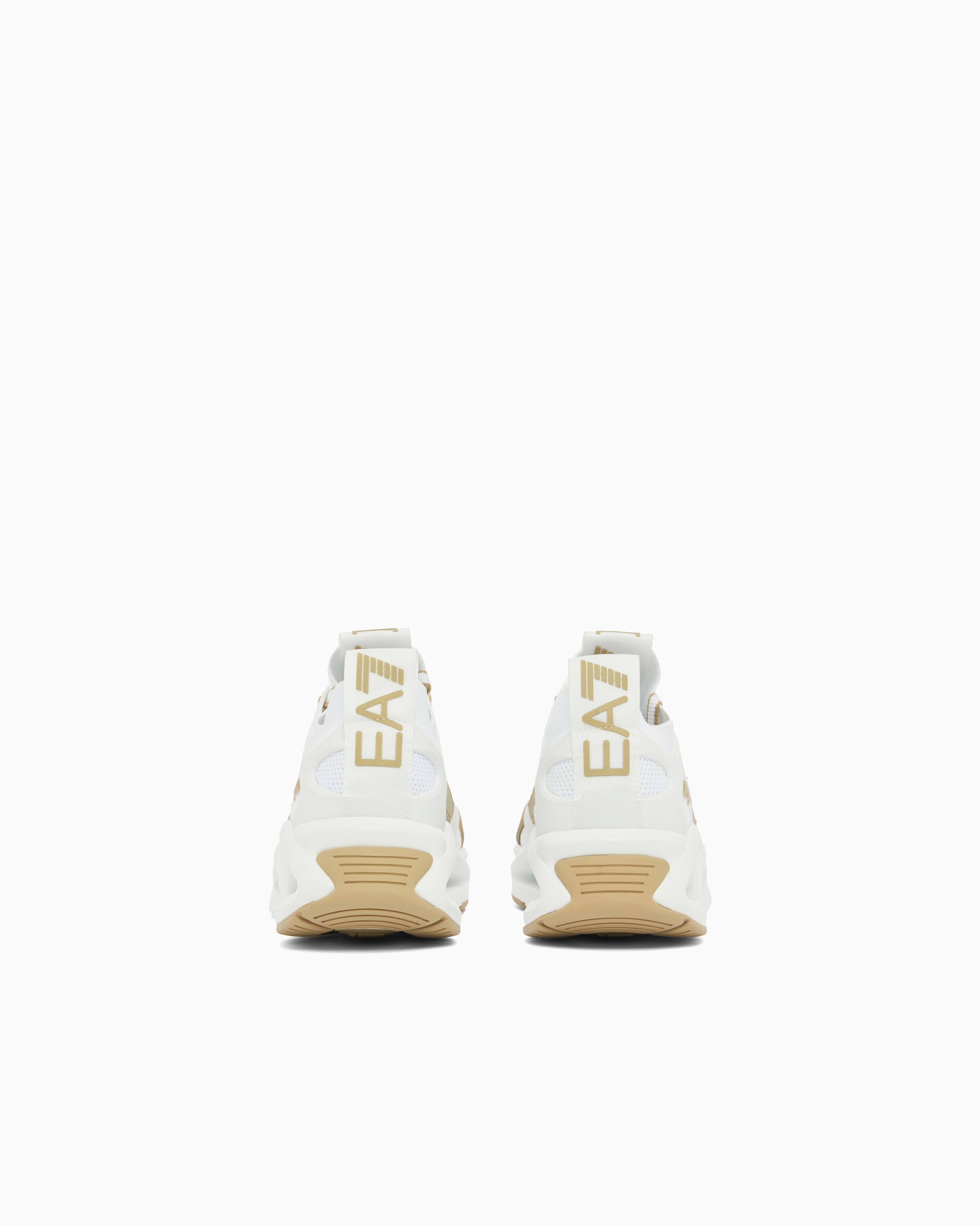 Ea7 Infinity Cage Sneakers Gold