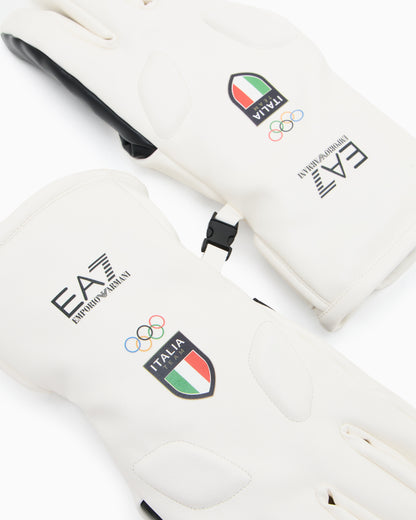 EA7 Technical fabric gloves