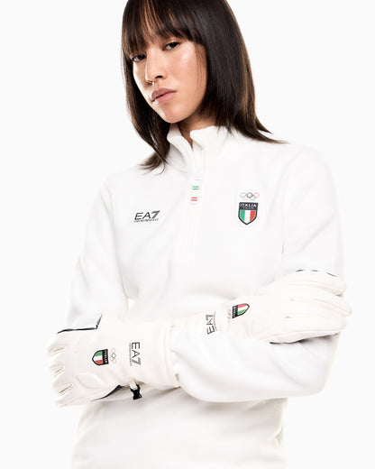 EA7 Technical fabric gloves