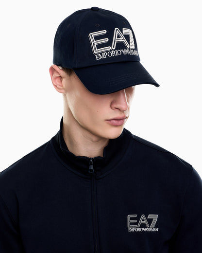 EA7 Cotton Baseball Hat with Visor