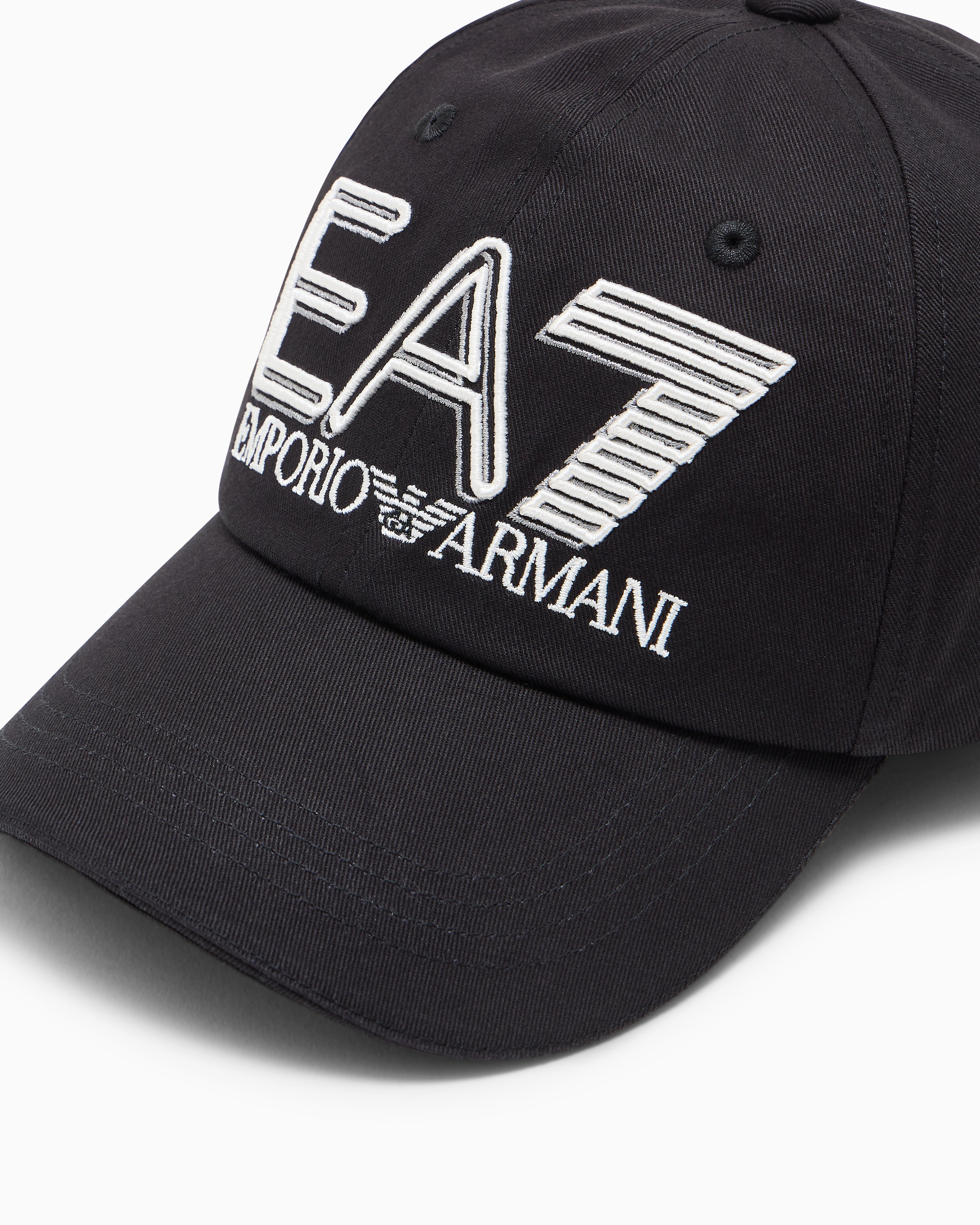 EA7 Cotton Baseball Hat with Visor
