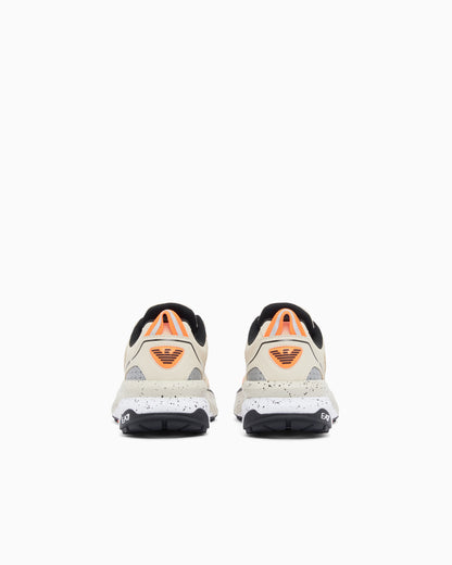 Ea7 Sneakers Crusher Sonic Trail 2.0 In Breathable Mesh Beige