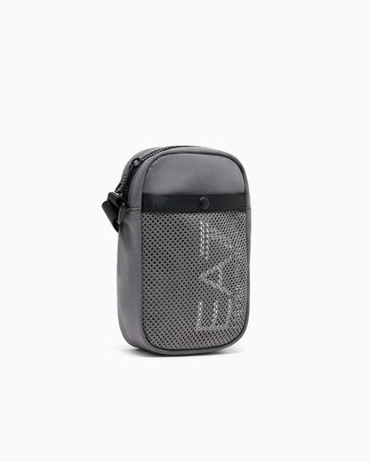 EA7 Shoulder bag in technical fabric with printed logo