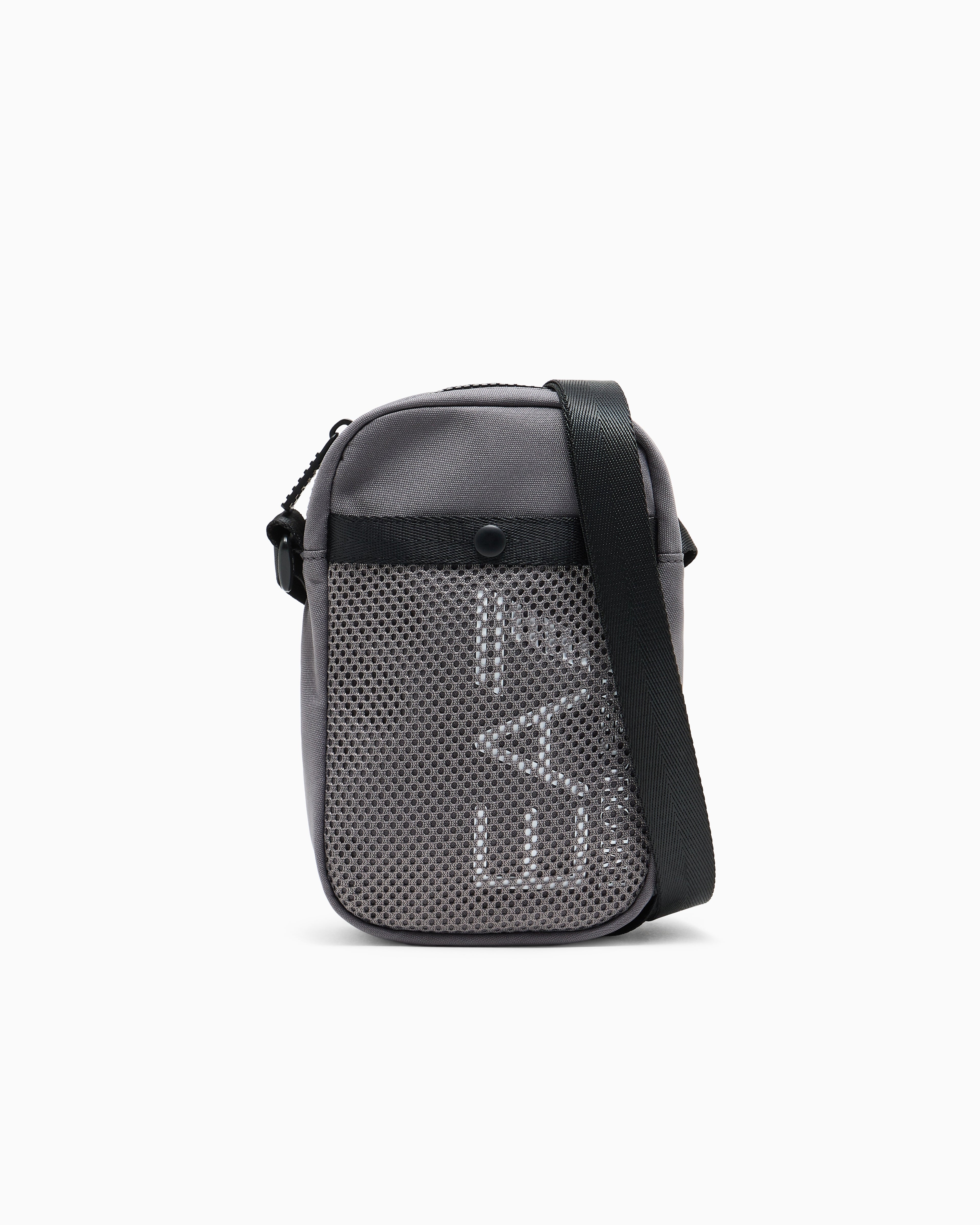 EA7 Shoulder bag in technical fabric with printed logo